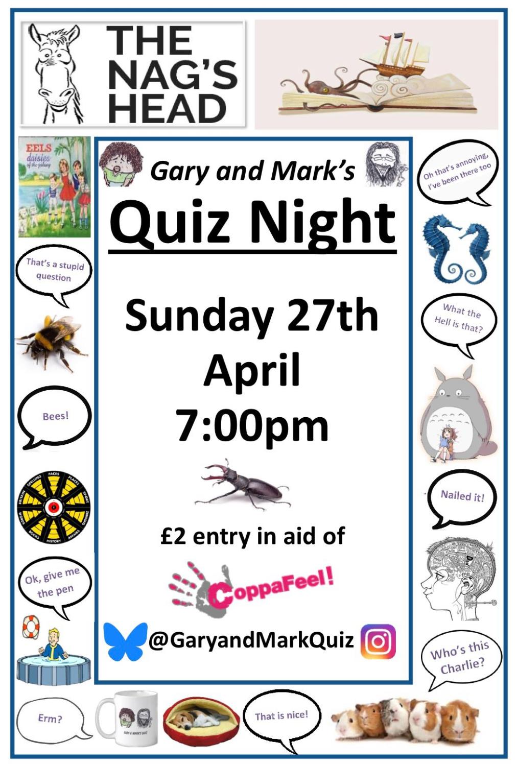 Gary & Mark's Charity Fun Quiz!